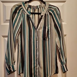 Bebe striped blouse